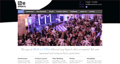 Desktop Screenshot of blackandwhiteevents.com